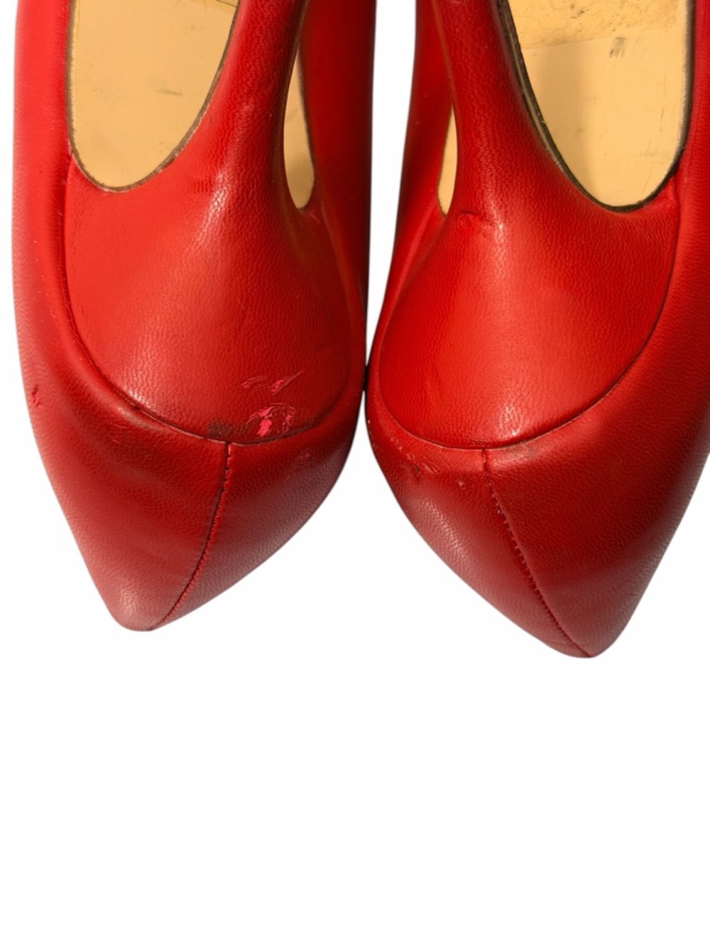 Journee Collection Women’s Size 8 Red Pumps Heels - Picture 8 of 8